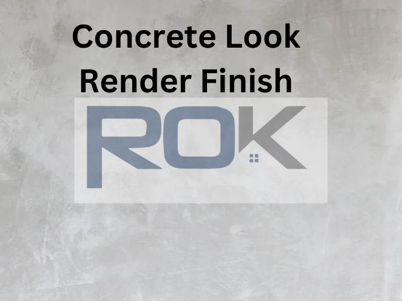 concrete look render finish rendering brick